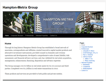 Tablet Screenshot of hamptonmetrix.com